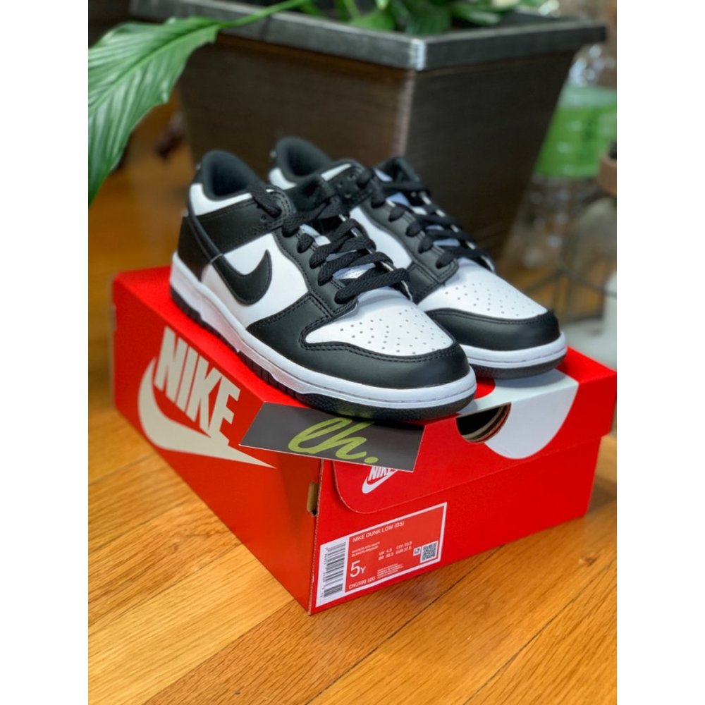 Size 11 Nike Dunk Low Black White “Panda” Athletic Sneakers DD1391-100 - Picture 5 of 6